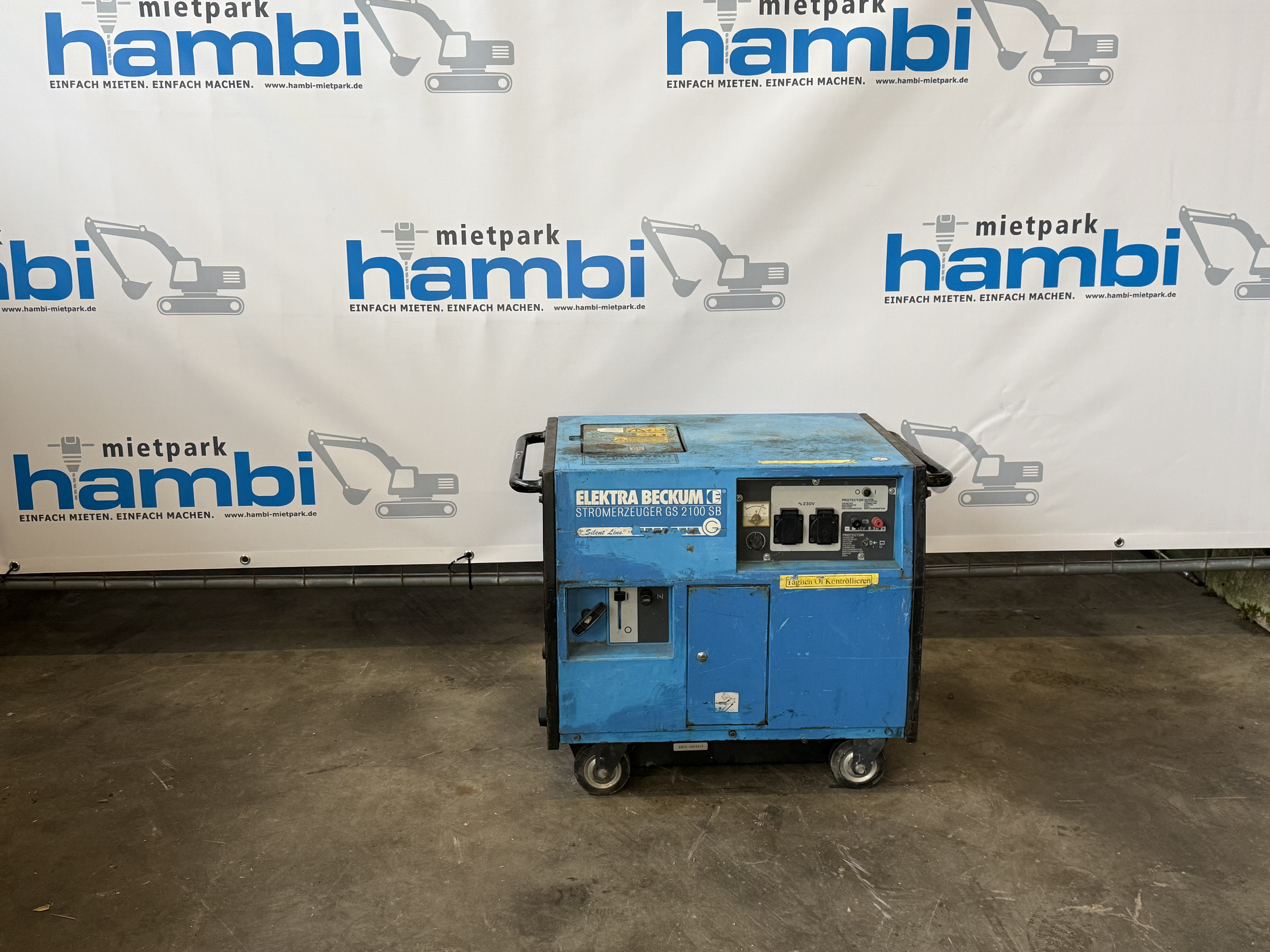 Stromerzeuger GS2100 SB mieten in Sonsbeck-Hamb - Bild 1